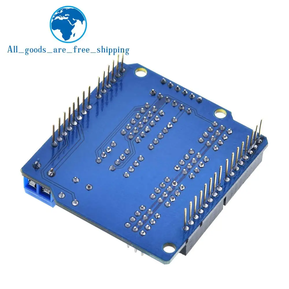TZT V5 Датчик Щит Плата расширения щит для Arduino UNO R3 V5.0 электронный модуль Датчик Щит V5 Плата расширения