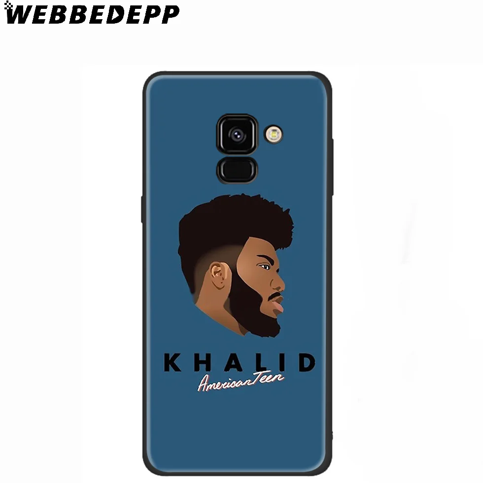 WEBBEDEPP Khalid cool Rapper Silicone Case for Samsung Galaxy A3 A5 A6 A7 A8 A9 A10 A20 A30 A40 A50 A70 M10 M20 M30 |