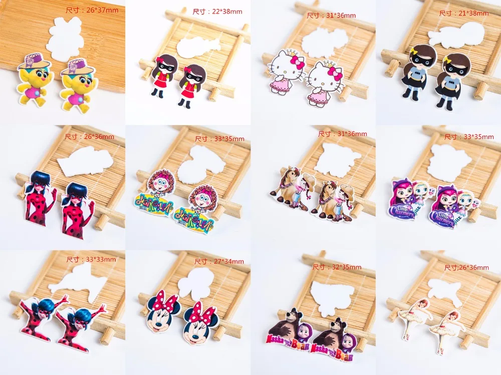 Kawaii Мультфильм Женщина-кошка статуэтки девушка плоский задник плоских полимер