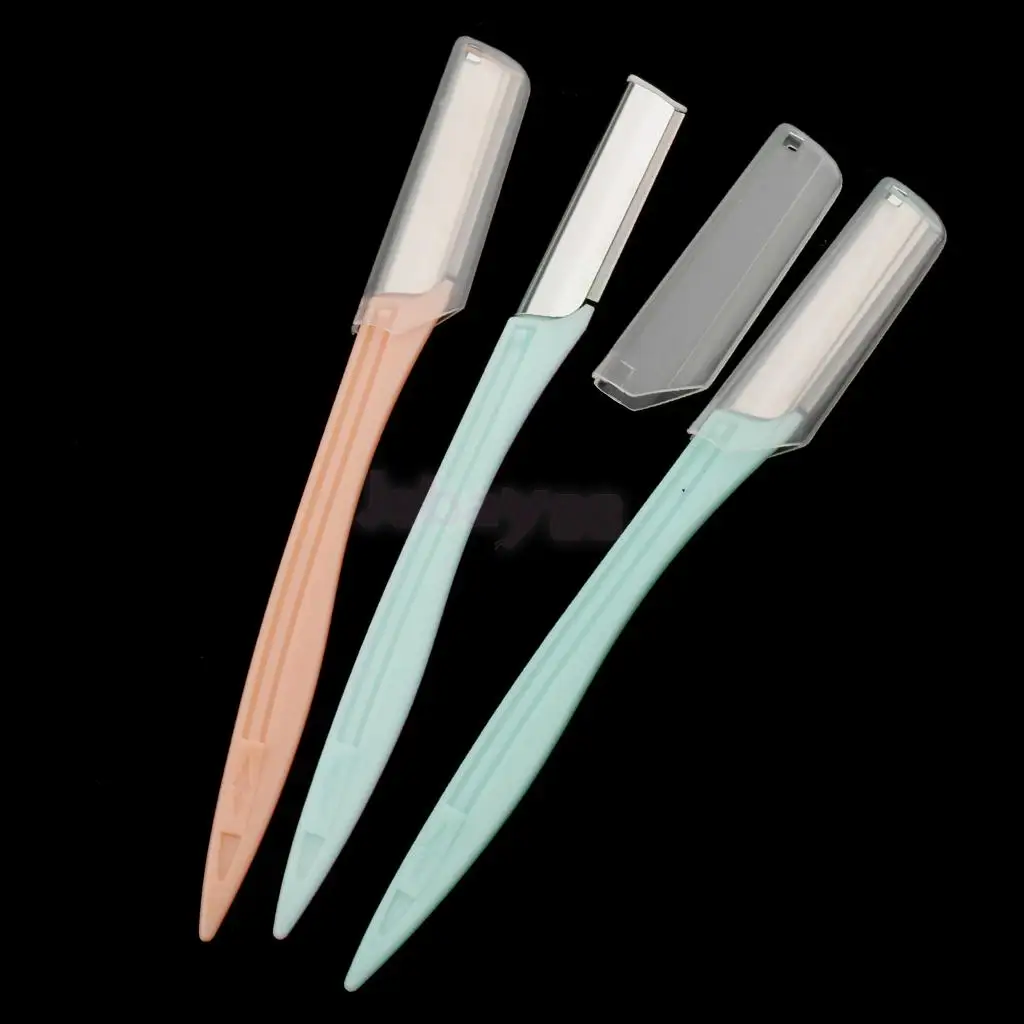 6 шт. профессиональный женский триммер для удаления бровей и губ безопасные