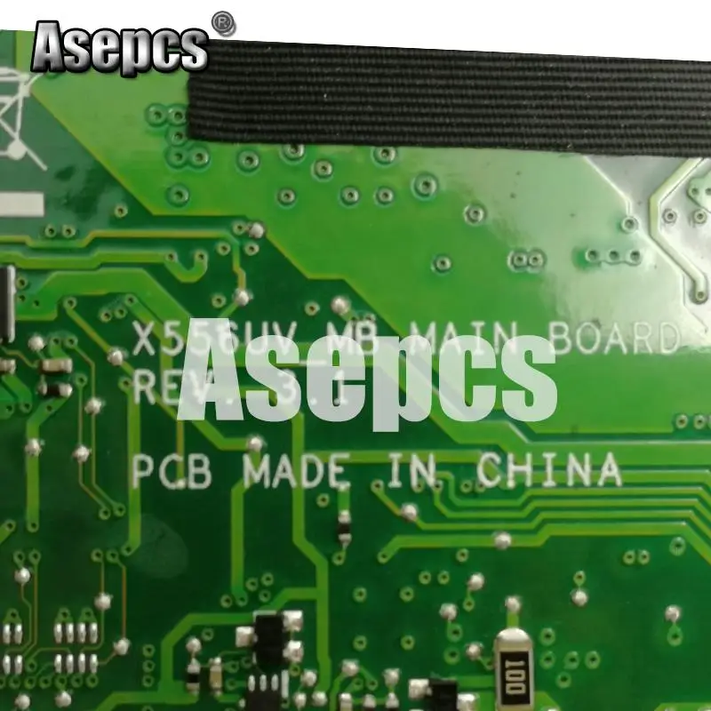 Kaufen Asepcs X556UJ Laptop Motherboard Für For Asus X556UJ X556UV X556UB X556UR X556UF X556U Test Original Mainboard 4G RAM I7-6500U