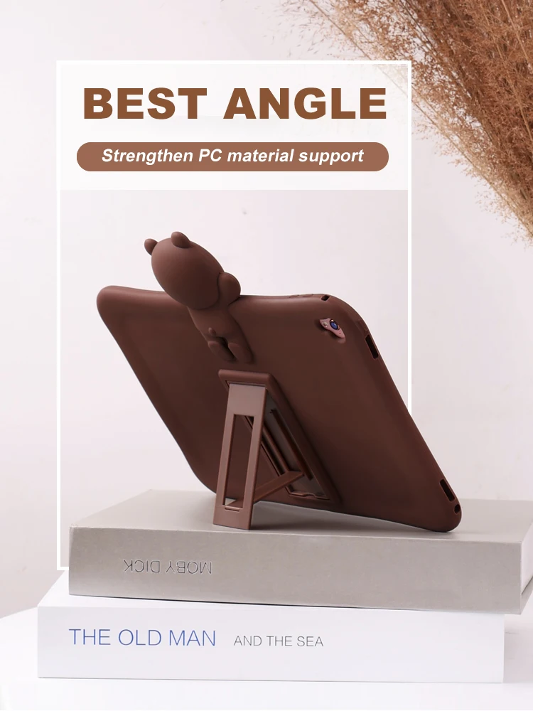 Мультфильм мягкий силиконовый чехол Обложка для iPad Pro 9 7 10 5 воздуха Air2 Mini 1 2 3 4