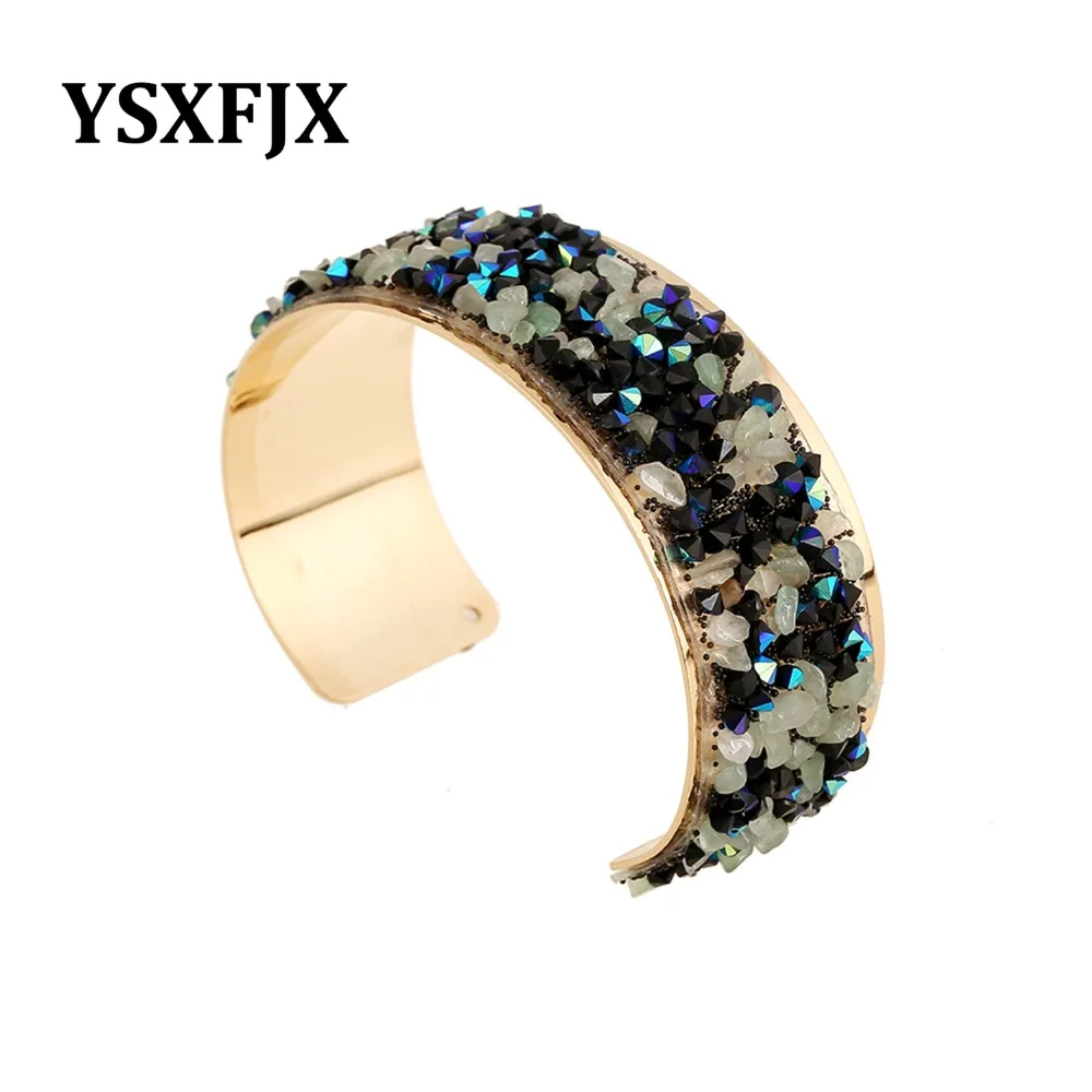 YSXFJX New fashion gravel jewelry bracelet personality set rhinestone classic | Украшения и аксессуары