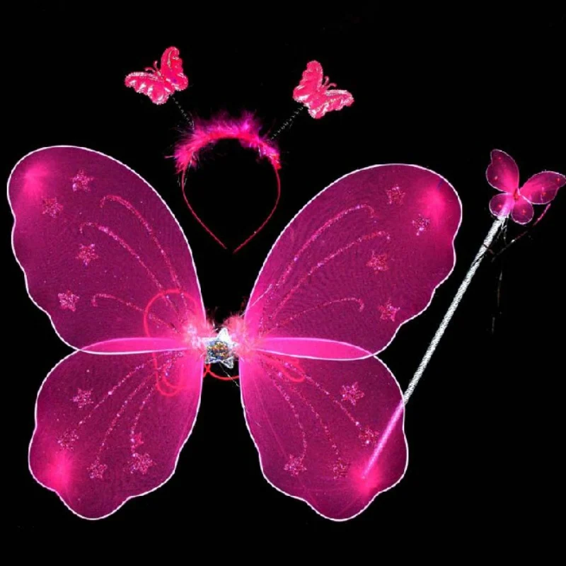 3 шт./компл. Сказочный Рождественский костюм для девочек повязка на голову с