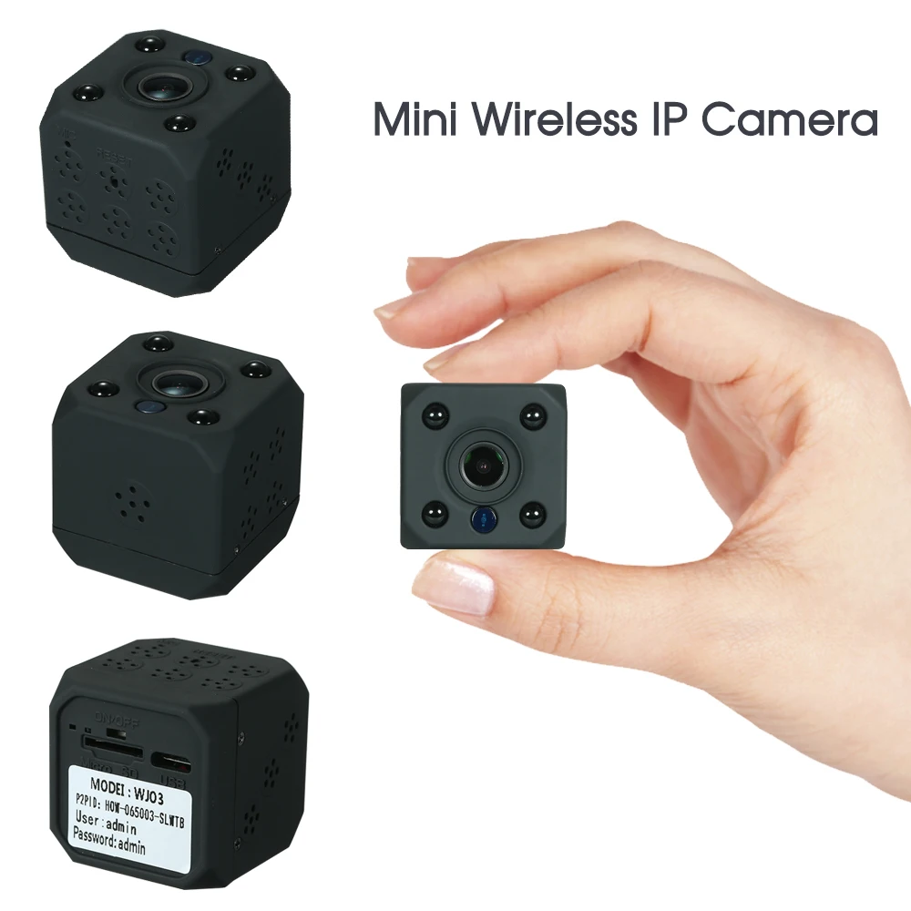 HD 960P беспроводная мини WiFi ip камера ночное видение Обнаружение движения