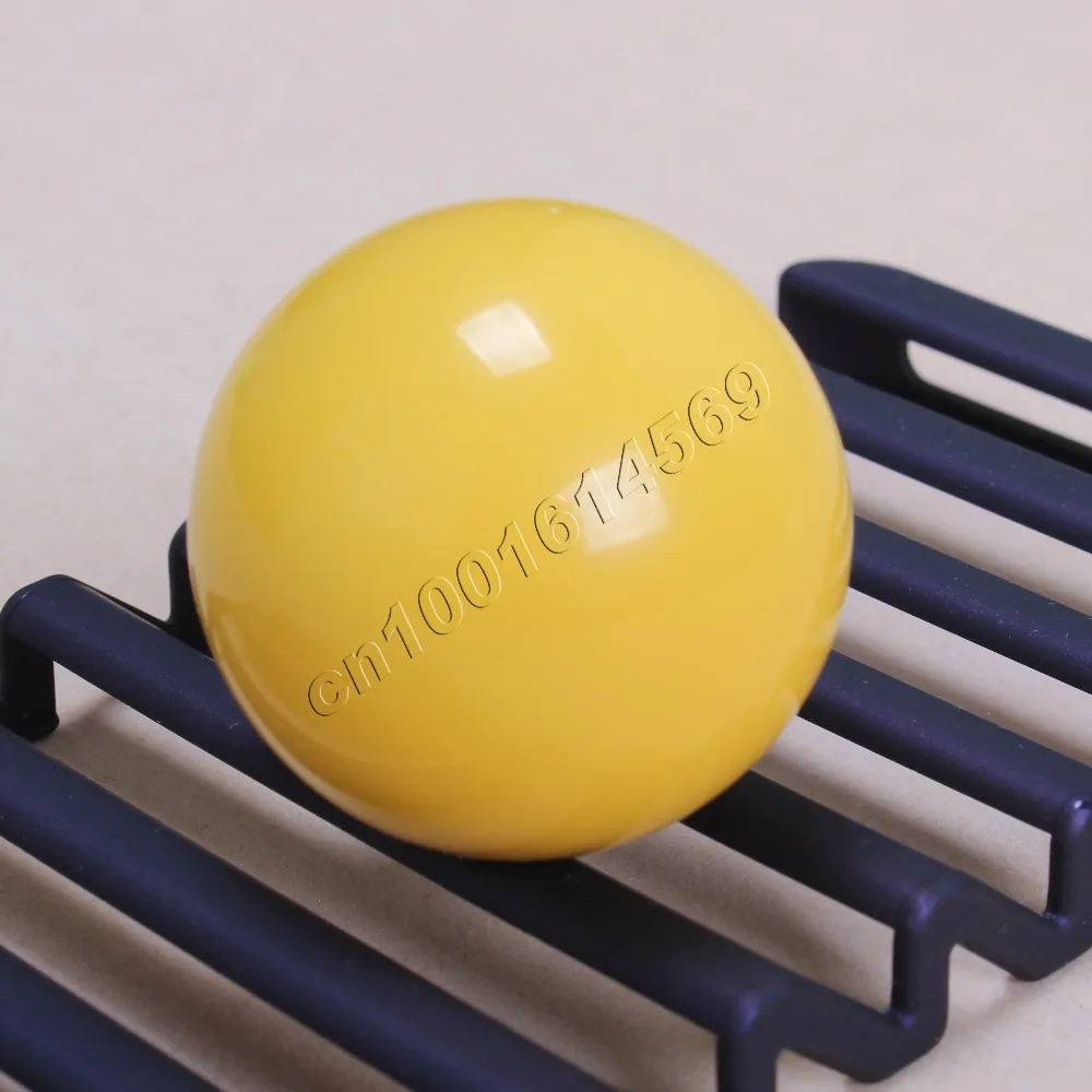 

New Round Sanwa Ball Top Handle For Arcade Sanwa Joystick & Arcade Bundle Classic Video Games & Raspberry Pi 7 Color - Yellow