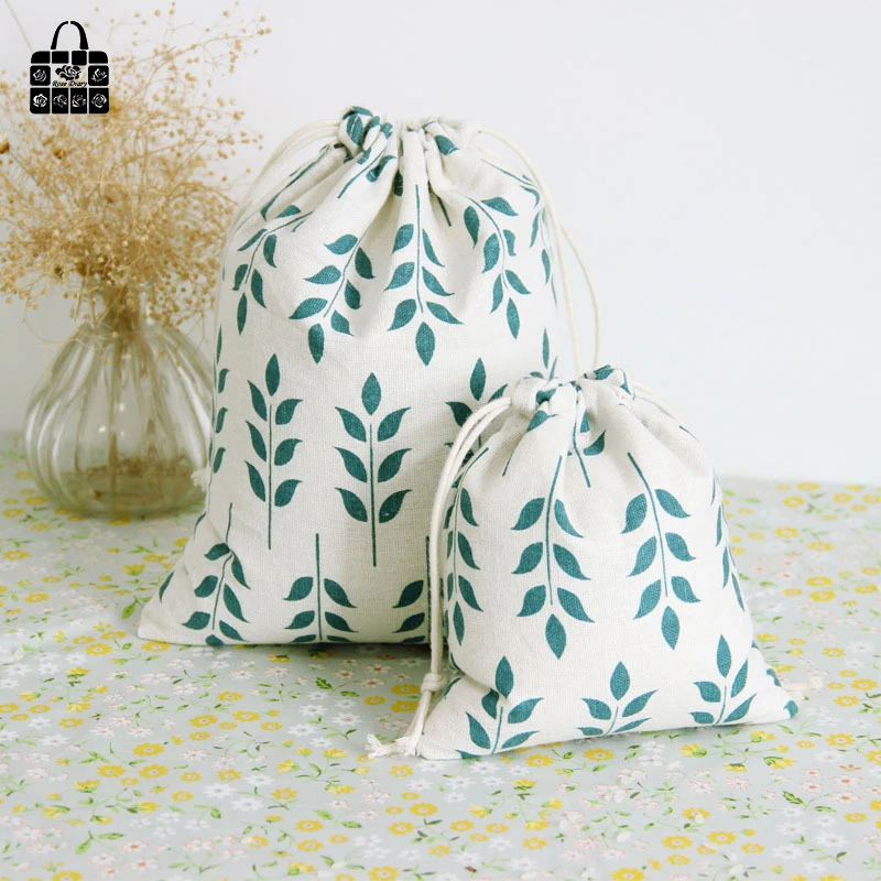 Пшеничная кисточка напечатанная сумка из 100% хлопка аксессуары для путешествий