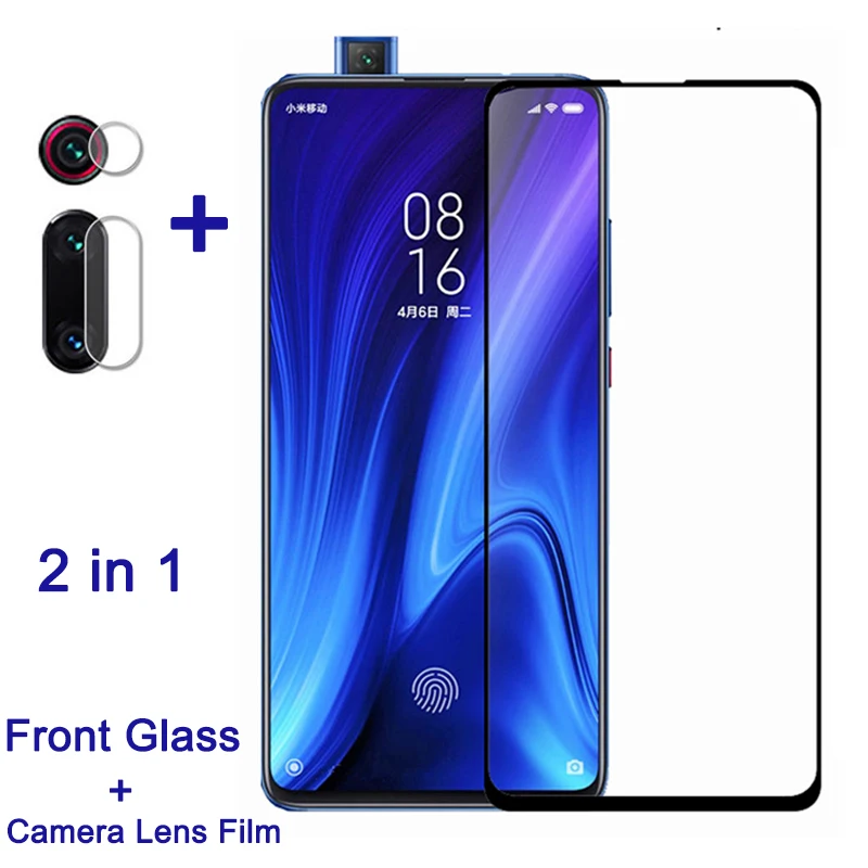 Защитное стекло 2 в 1 для Xiaomi Mi 9 T Pro защита экрана пленка объектива камеры на redmi k20