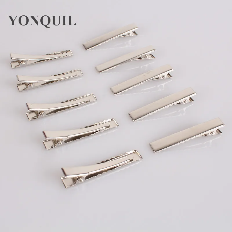 

Alligator Clips 200Pcs/Lot 45MM New Prong Barrettes & Brooch Clips DIY Hairclips Finding Girl's Crocodile Clips Wholesale