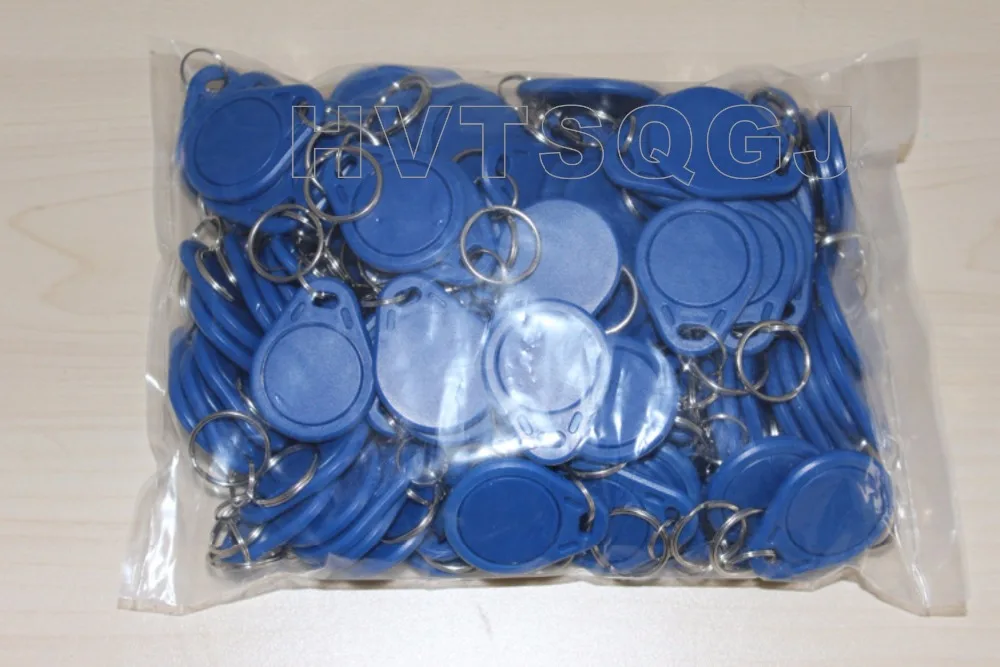 

1000pcs/lot rfid Tag 13.56MHZ ISO14443A RFID 1k S50 Keyfobs ic Key tag DHL free shipping