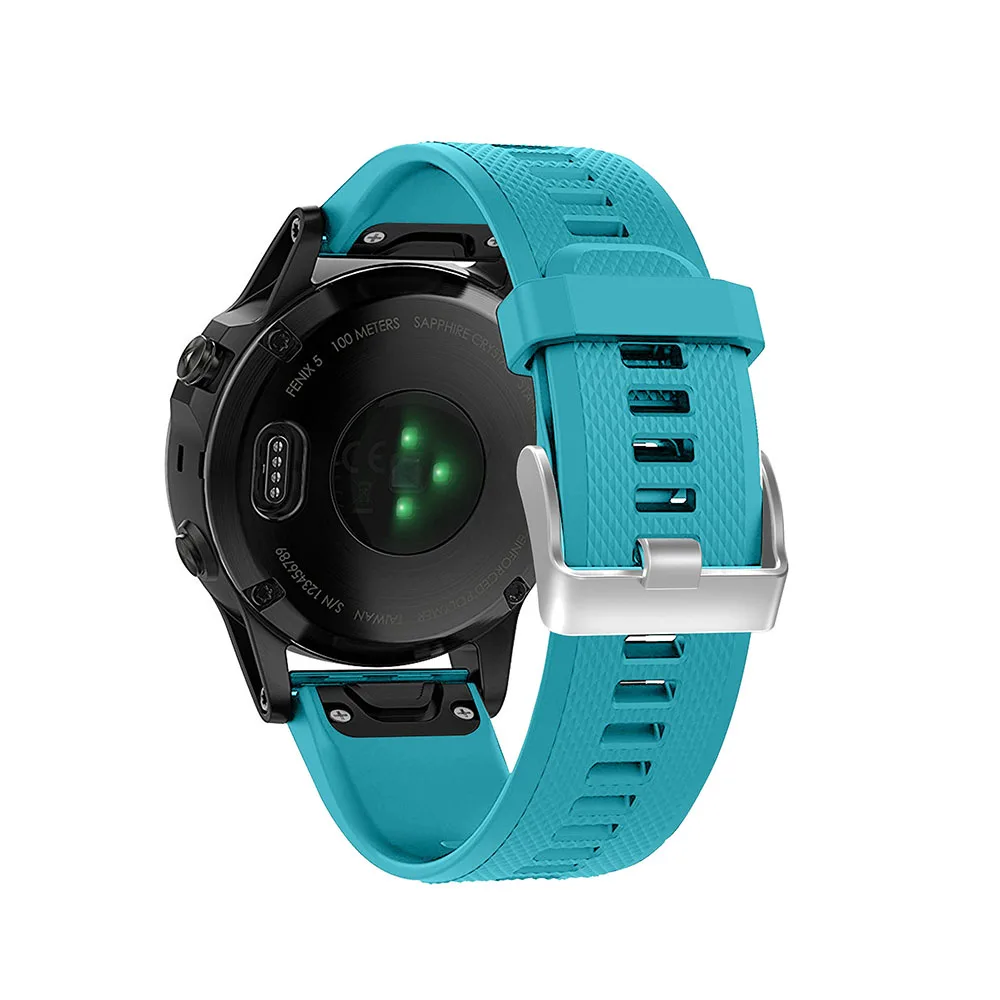 Ремешок BEHUA для наручных часов быстросъемный силиконовый браслет Garmin Fenix 5 Plus 6 Pro