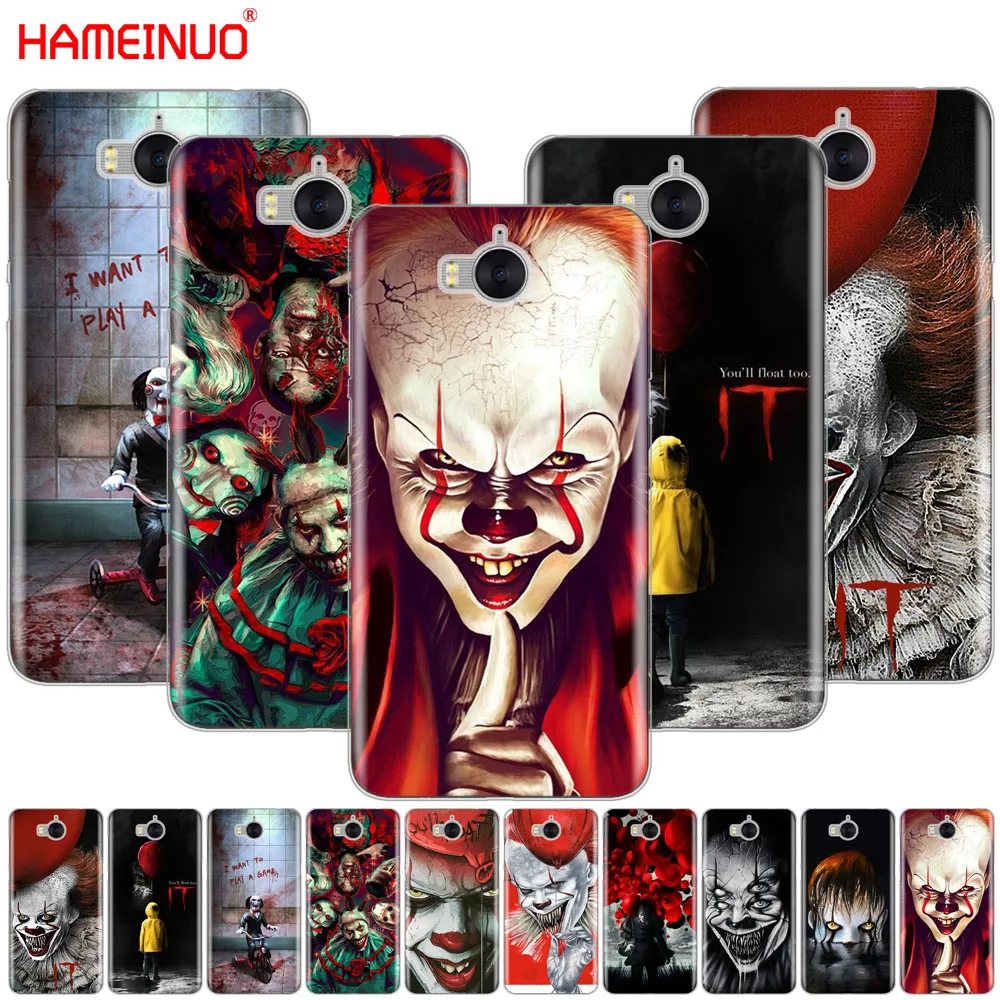 HAMEINUO клоун ужас это Чехол для мобильного телефона чехол для huawei honor 3C 4X 4C 5C 5X6 7 Y3 Y6 Y5 2 II Y560