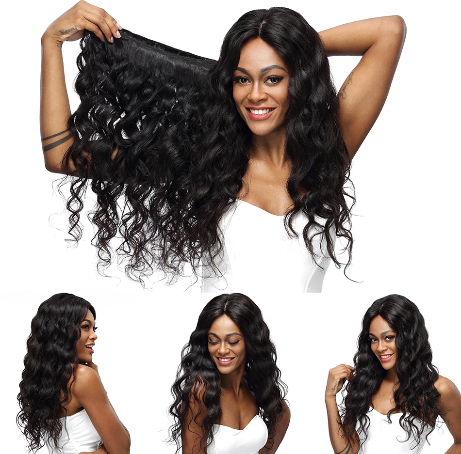 100% человеческие волосы для наращивания JVH пряди волос без повреждений 1 шт./лот