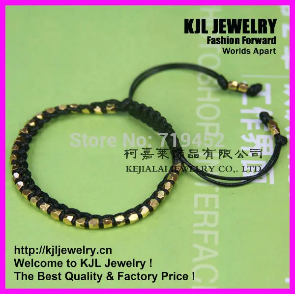 Бесплатная доставка! Модный золотой амулетный браслет 10 шт./лот из бусин в