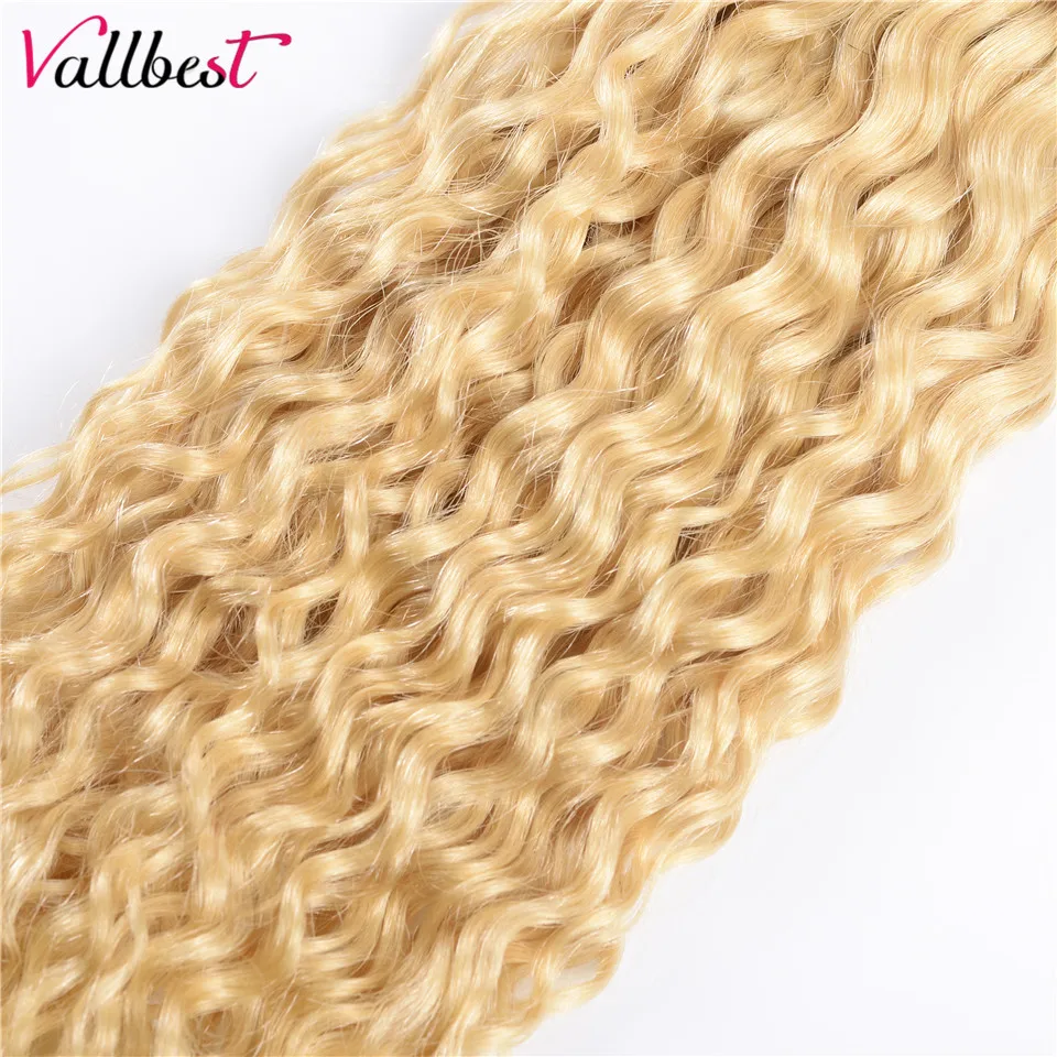613 светлые волнистые пучки с фронтальной малазийской человеческие волосы 3 пучка