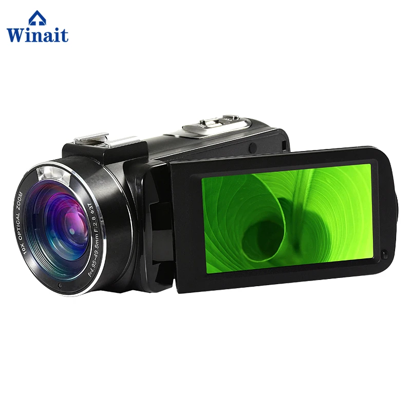 Winait full hd 1080p 10x оптический зум Цифровая видеокамера с сенсорным экраном 3 0 дюйма и