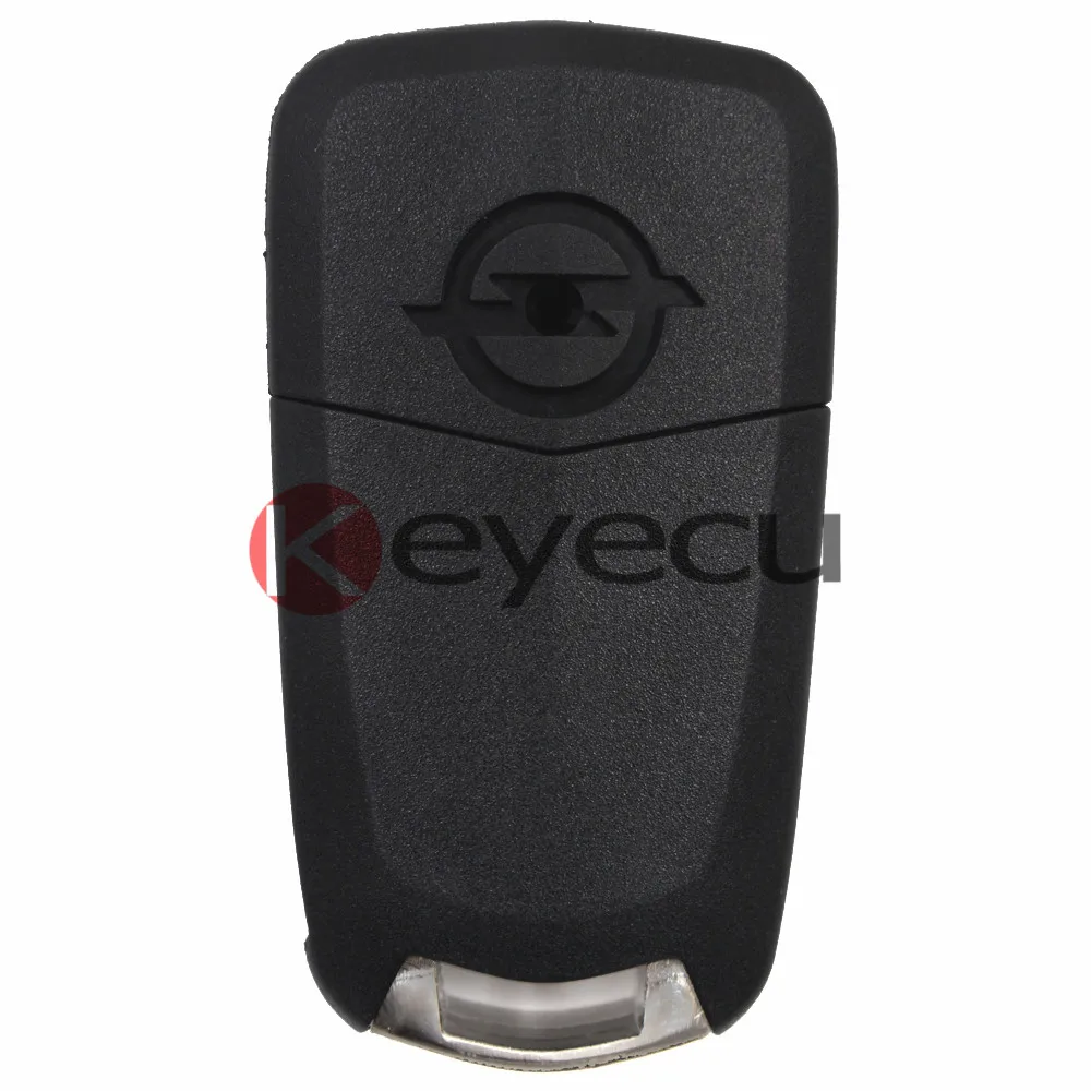 Сменный Чехол Keyecu для автомобильного ключа складной чехол с 2 кнопками Vauxhall Opel