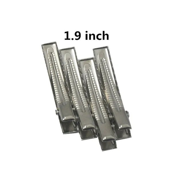 1.9inch 100 шт/лот 2 размера сплав аллигатора Шпилька заколка для волос для женщин/девушка аксессуары для волос высокое качество JZ09 - Цвет: 1.9inch