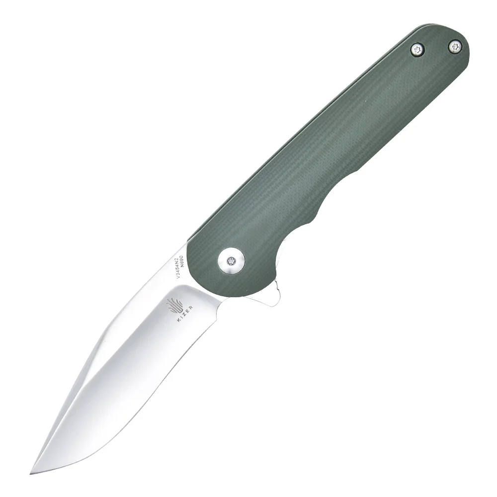 Складной карманный нож Kizer V3454N1/V3454N2, нож для выживания, высокопрочные инструменты для кемпинга