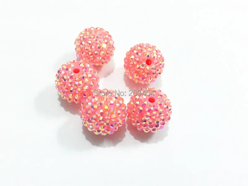 Весенний цвет! Пастельные весенние ярко розовые однотонные бусины с AB стразами