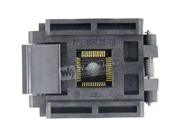 

QFP52 TQFP52 LQFP52 PQFP52 FPQ-52-0.65-04 QFP IC Test Burn-In Socket Enplas с шагом 0,65 мм