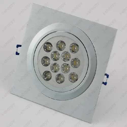 Светодиодный потолочный светильник встраиваемая решетка для шкафа квадратная