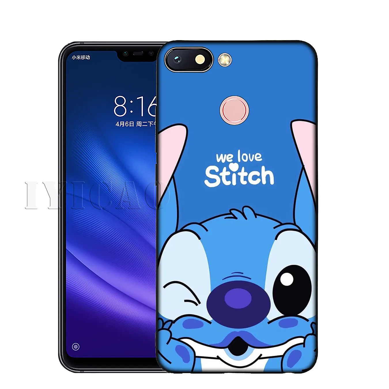 IYICAO Cute Lilo Stitch Cartoon Soft Silicone Phone Case for Xiaomi Redmi K30 K20 8A 7A 6A 5A S2 GO Note 8 8T 7 5 6 Pro |