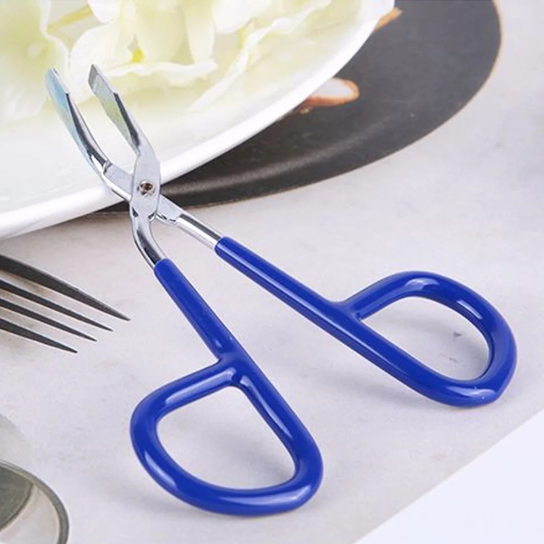 Новинка простой пинцет для бровей с плоскими наконечниками ножницы