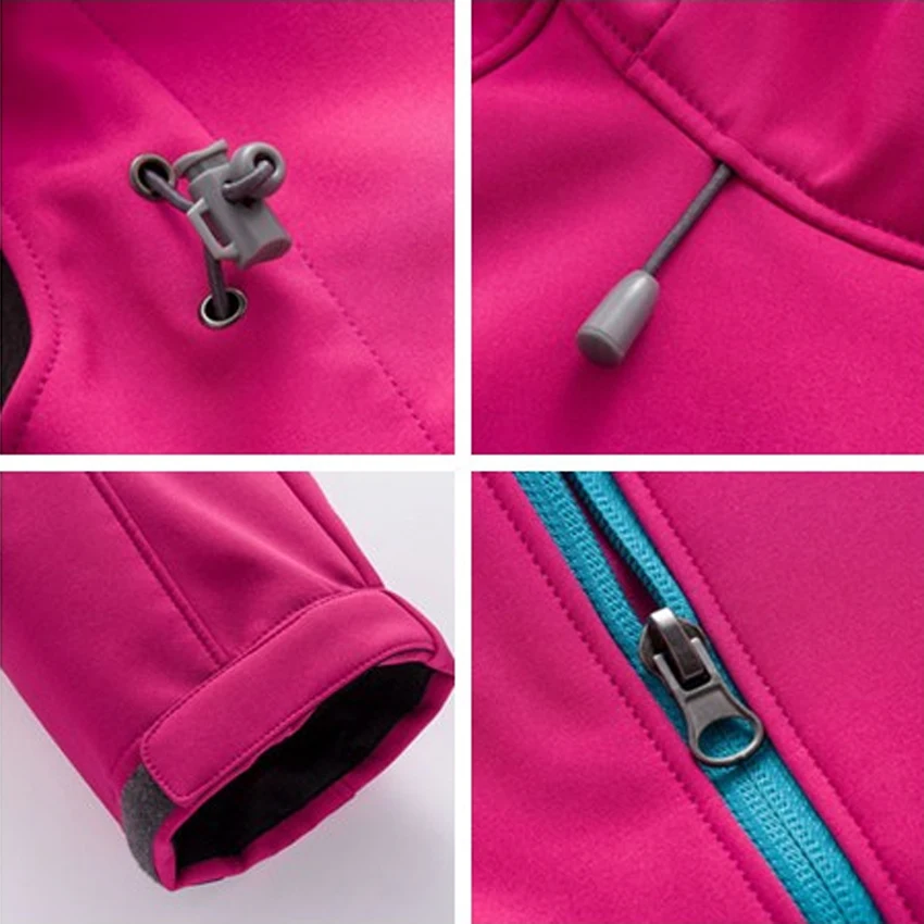 Mountainskin Мужская и Женская Осенняя флисовая куртка для спорта на открытом воздухе