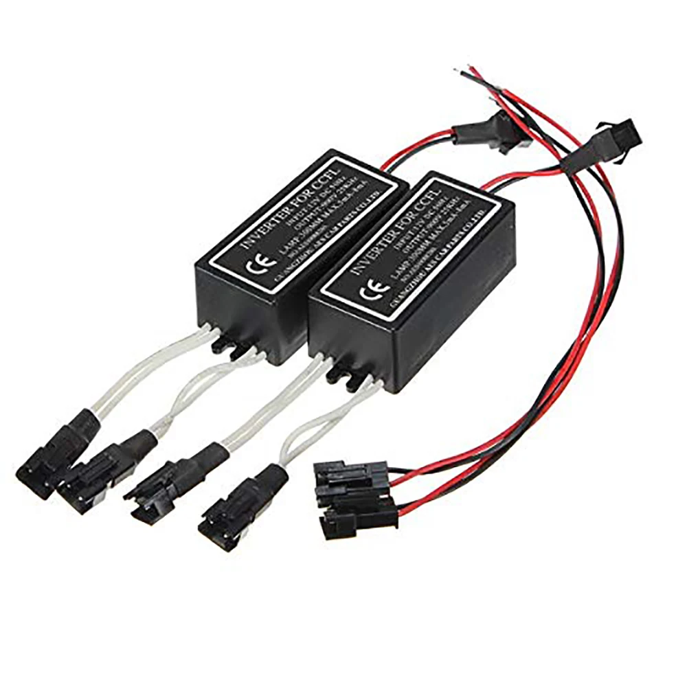 

2PCS Angel Eyes block Kit Spare Inverter Ballast for CCFL Halo Rings outputs Female Connection Driver Power Lgnition Box