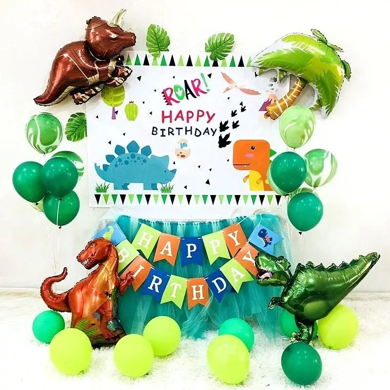 1 шт. гигантский динозавр фольги воздушный шар воздушные шарики в виде животных