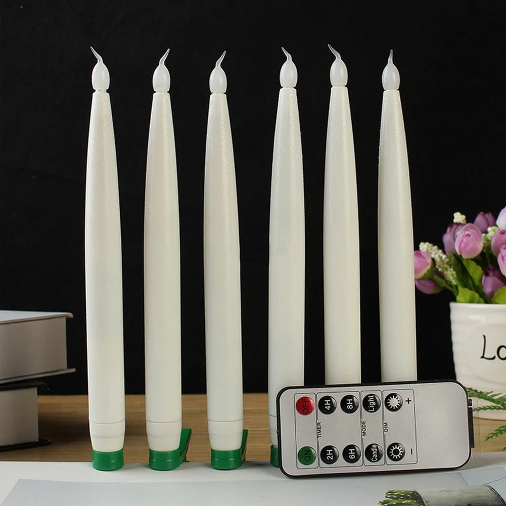 Зажим цилиндрический Беспламенное украшение свадебный дом длинная жердь