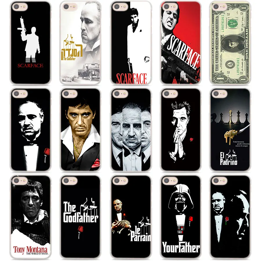Чехол Scarface Godfather для Apple iPhone 12 11 Pro MAX 7 8 Plus X XS XR 5 5S 6 6S|Бамперы| |