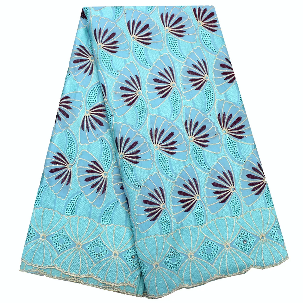 High Quality Cotton Lace Fabric 2019 African With Stone Swiss Voile In Switzerland For Women Dress | Дом и сад