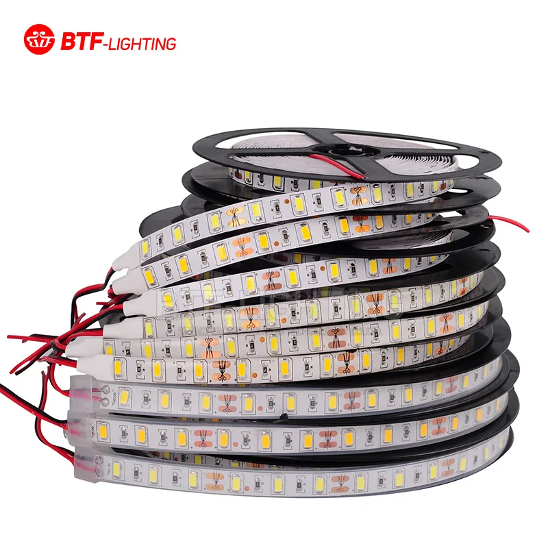 5 м 5730 Светодиодная лента 5730/5630 SMD 60 светодиодов/м 5050 светодиодов IP30 водостойкая
