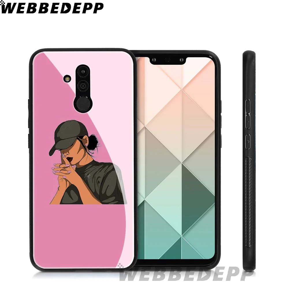 WEBBEDEPP Mona Lisa Van Gogh Tempered Glass Case for Huawei Mate 20 P20 P10 P Smart 2019 2018 &amp Honor 10 9 8X 7A Lite Pro |