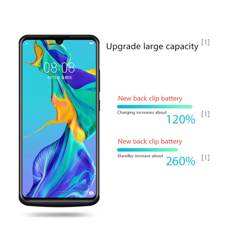Внешний аккумулятор ZKFYS на 5000 мАч для Huawei P30 Pro чехол аккумулятора быстрой зарядки