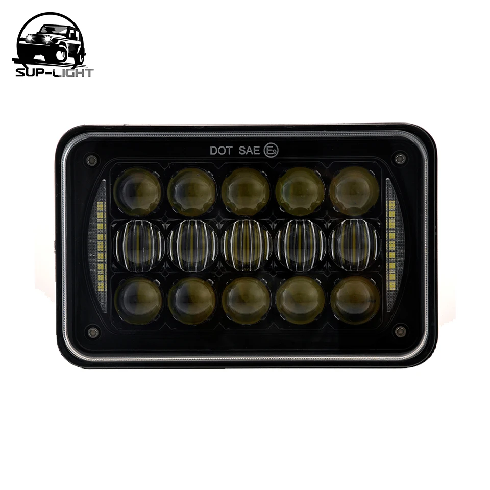 Сменные светодиодные фары 4X6 дюймов 48 Вт для GMC Safari Ford Chevrolet Toyota Trucks светодиодный