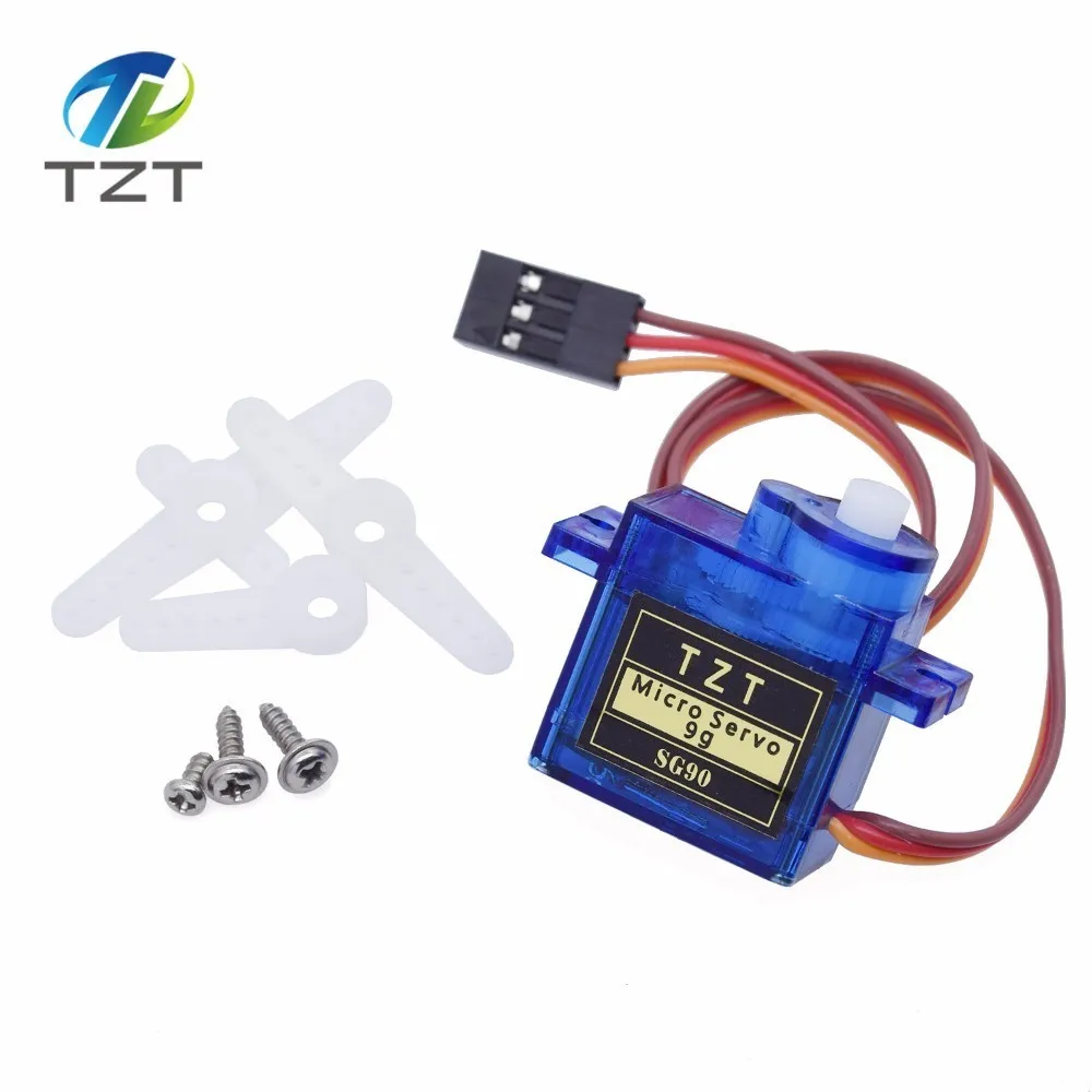 TZT умная электроника 1 шт. Rc Mini Micro 9g 6 кг сервопривод SG90 Для RC 250 450 Вертолет самолет