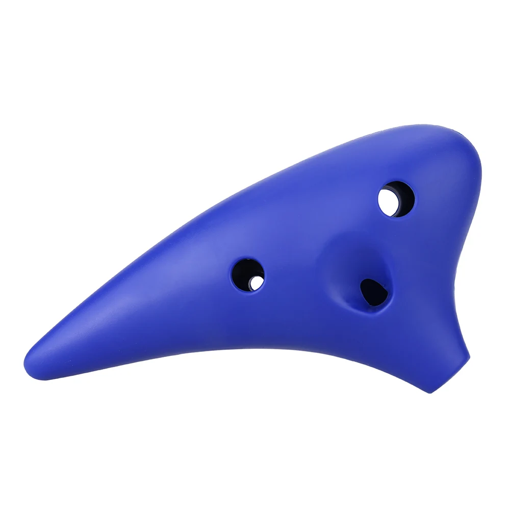 Хит продаж легкая пластиковая флейта Alto C Ocarina с 12 отверстиями для любителей