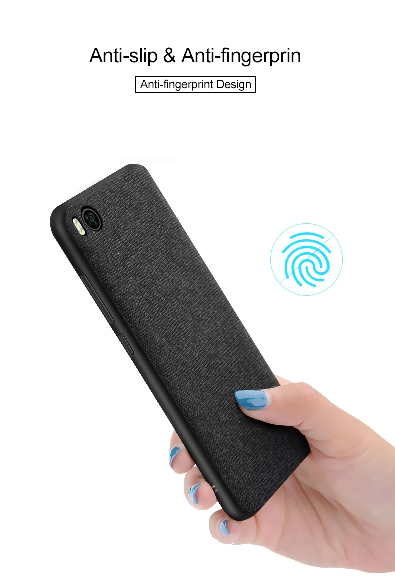 Чехол для xiaomi mi 5S plus, чехол MOFI для xiaomi mi 5S, задний тканевый чехол для mi 5S plus, силиконовый чехол для mi 5S, матовый чехол