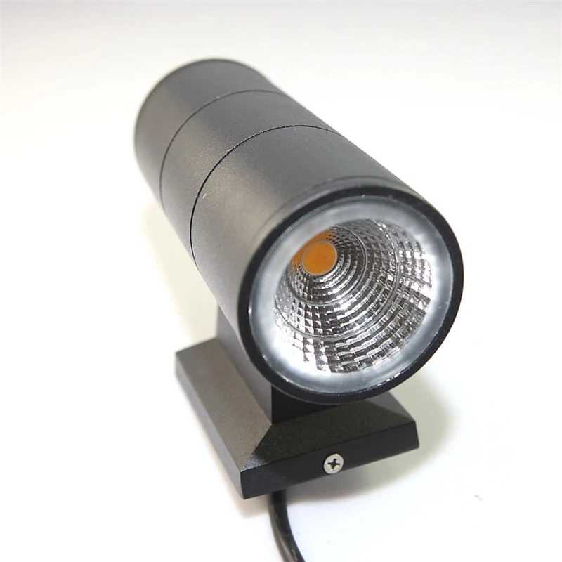 Наружное освещение 2x7W COB светодиодные настенные лампы для крыльца свет