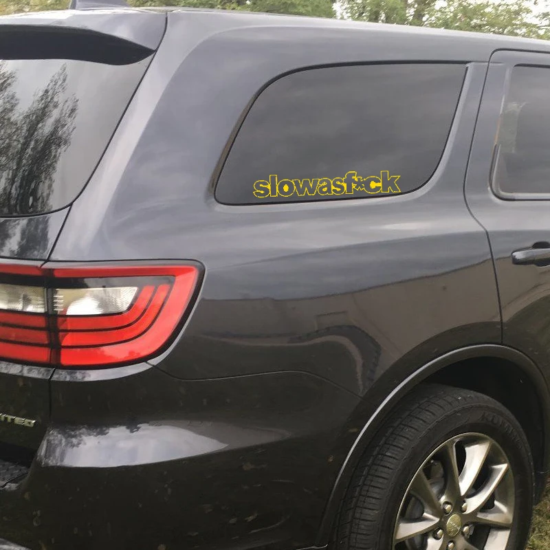 HotMeiNi Автомобильная наклейка Jdm украшение медленно как F * V2 окно бампер грузовик