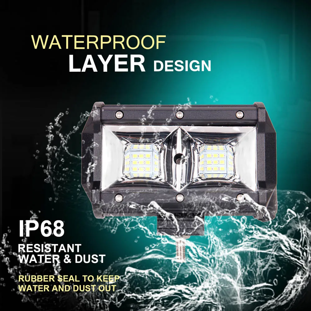 

Hot 1 Pcs LED Car Light Working Lamp 54W 6000K IP68 Waterproof Durable for Driving BX