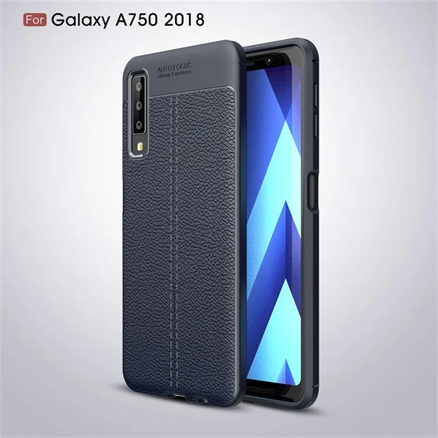 Navy СПС samsung Galaxy S10 плюс чехол силиконовый чехол из TPU для задней панели для samsung A6 A8 плюс A7 A9 A8S S10 Lite чехол Fundas Coque - Цвет: Navy