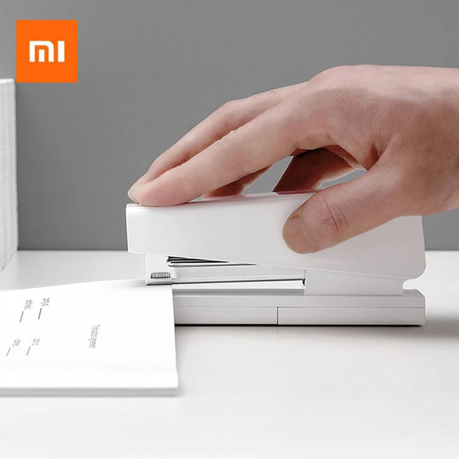 Xiaomi Mijia Kaco LEMO степлер 24/6 26/6 с 100 шт скобы для бумажной офисной школы Умный домашний