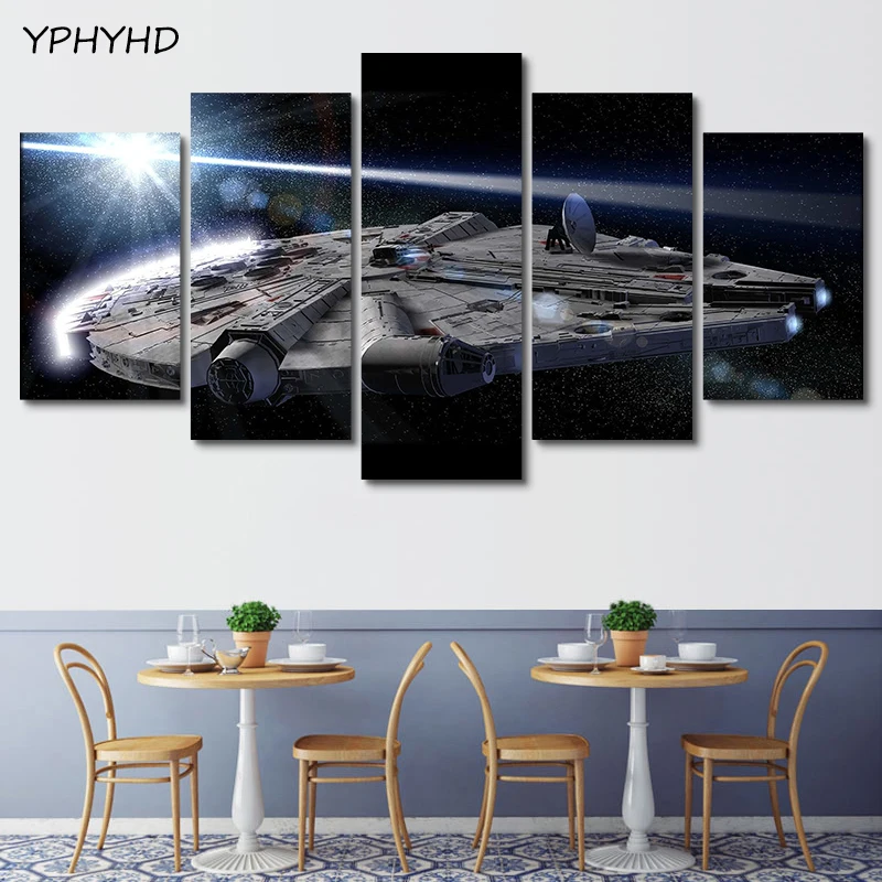 YPHYHD холст постер настенная художественная структура домашний Декор 5 шт. Сокол
