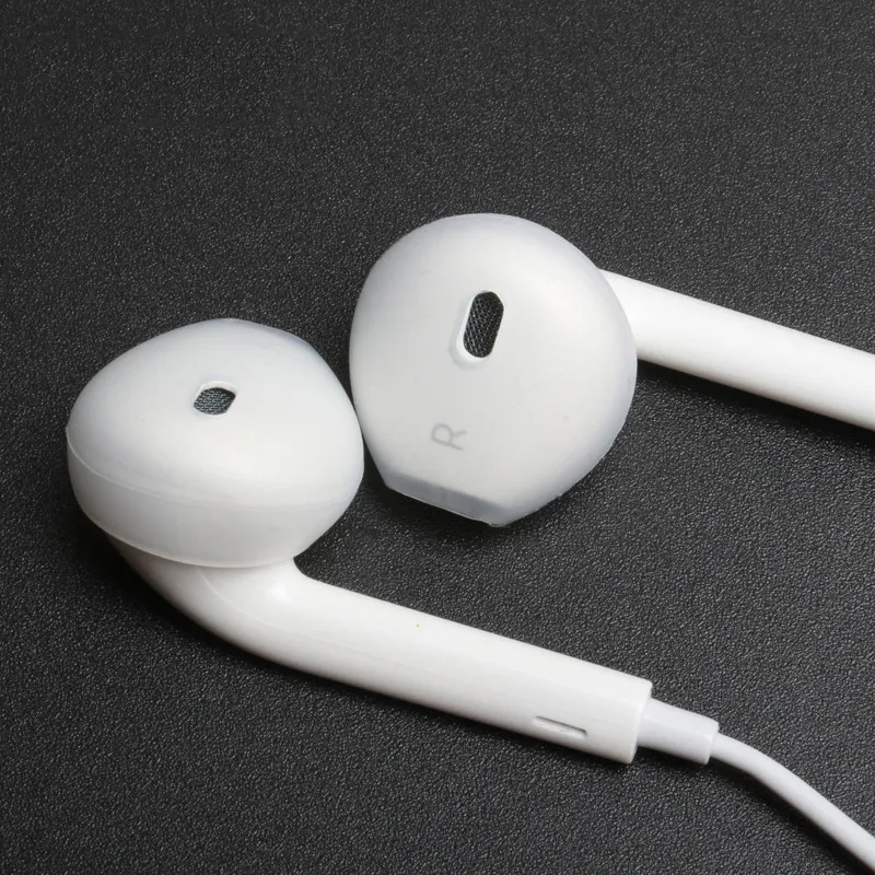 2 шт./лот силиконовые наушники вкладыши чехол для наушников Iphone Earpods Airpods ушные