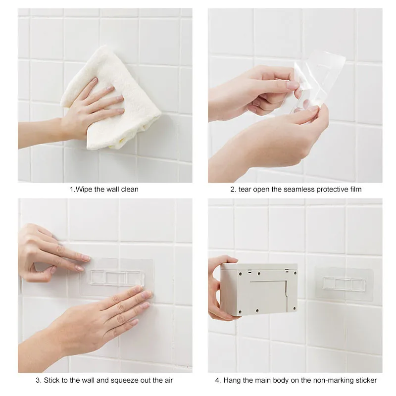 Набор аксессуаров для ванной комнаты Диспенсер держатель зубной пасты