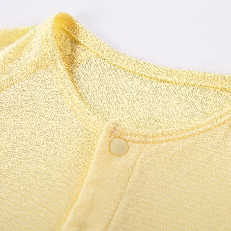 Комбинезон детский из дышащей ткани на пуговицах возраст 0 2018 месяцев|Ромперы| |